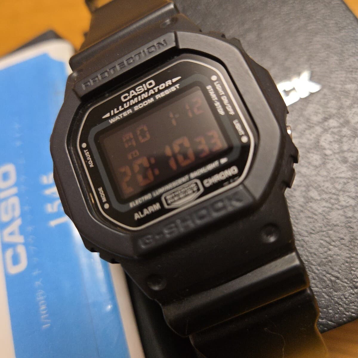 CASIO BattreplacedSafe indiidualGenuine Real Black Speed DW-056BK-1 G-Shock