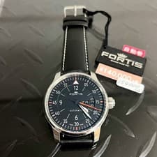 Fortis Flieger Pro Day-Date 704.21.158 Automatic Pilot Men's Watch Swiss Made