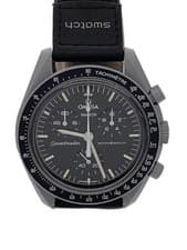 OMEGA×SWATCH MISSION TO THE MOON Quartz Men's Watch From Japan G0412