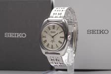 Vintage [Exc+5] SEIKO KS HI-BEAT 5621-7000 Silver AT Men's Watch From JAPAN Y411