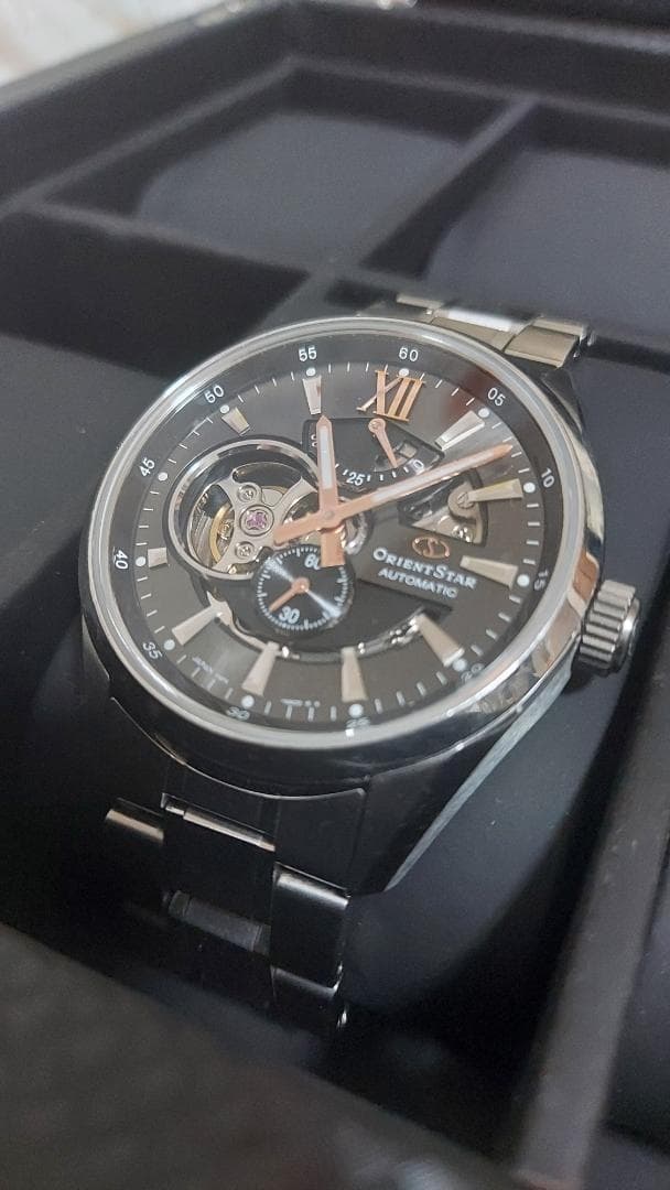 Orient Star Contemporary Modern Skeleton RK-AV0005N F6F4-UAB0 Men's Used w/Links