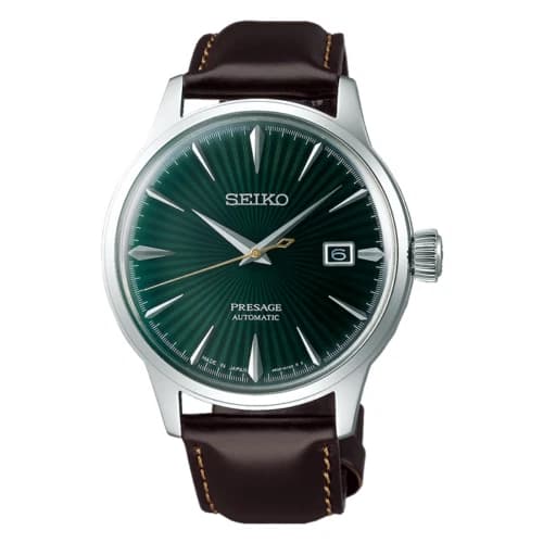 Seiko Presage Cocktail Mockingbird Green Dial 40.5 MM Automatic Watch SRPD37J1