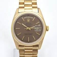 1978 Rolex Day-Date 36 Yellow Gold Brown Dial
