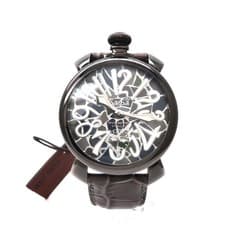 GaGa MILANO Manuale 48 Mosaic PVD Hand-Winding Watch 5012.MOSAICO1 Swiss Made