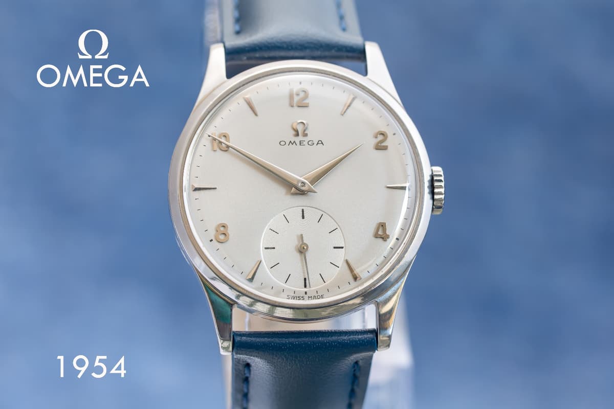 OMEGA 1954 SUB- DIAL WATCH - SUPERB VINTAGE SERVICED & WARRANTY CAL.266