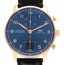 Authentic IWC Portugieser Chronograph PG IW371614 PG/RG Mechanical Automatic...