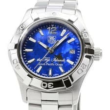 Tag Heuer Ladies Aquaracer Fiji Limited to 800 WAF141F.BA0812 WAF141F Date Blue