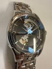 Hamilton Jazzmaster H325651 Black Dial Automatic Men's Watch Used Working #16