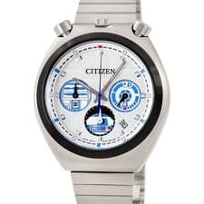 Citizen Men's Watch AN3666-51A Quartz Silver Dial Silver Band Used