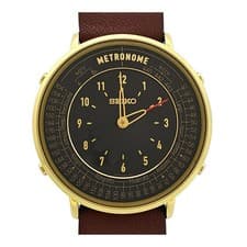 Seiko Metronome Watch SMW001A Quartz Gold Plated Men s SEIKO Watch From Japan