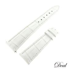 Patek Philippe Leather Watch Strap White Belt Men