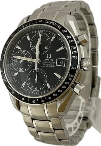Omega Speedmaster Date 3210.50 Black 40mm Automatic Mens Watch Excellent A5591