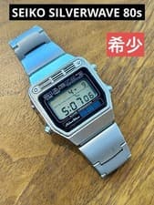 SEIKO SilverWave Digital Watch Vintage Rare