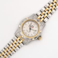 TAG Heuer Professional 955.708G-2 Goldtone & S/S Quartz Wristwatch, Keeps Time