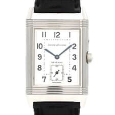 Authentic Jaeger-LeCoultre Reverso Duo 270.8.54/270.840.544B Stainless Steel...