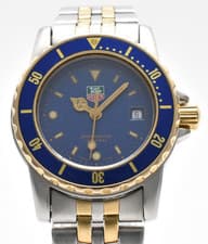 [NEAR MINT] TAG Heuer Professional WD1423-G-20 Blue Dial 20 ATM Ladies Quartz
