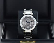 Cartier Pasha de Cartier 41mm, Anthracite Dial - Stainless Steel, WSPA0026