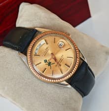 Felca Sportmaster XX Auto 36mm 1970s Oman Khanjar Dial Day Date Gold Plated Men