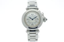 Cartier Pasha miss pasha 27mm 2973 silver dial 2011 watch w3140007 full set