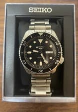 SEIKO Automatic Watch SBSA005 Black Stainless Steel Diver Style