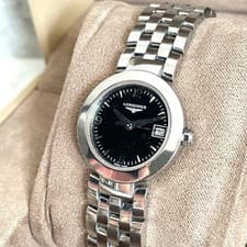 Longines DolceVita Quartz Round Watch Running Silver Band Good condition