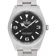 ROLEX Explorer 36 124270 black Random Number second hand mens