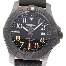 BREITLING V32395 Avenger GMT 45 Night Mission Automatic Men s Good Condition wit
