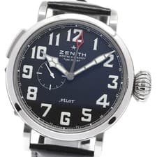 ZENITH Pilot Aeronev type 20 03.2430.693 GMT Black Dial Automatic Men's _951966