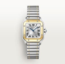 2026 NEW COMPLETE SET TWO TONE SANTOS DE CARTIER WATCH W2SA0033