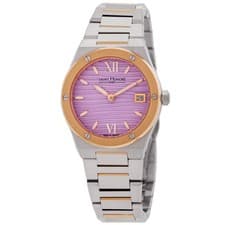 Saint Honore Paris NH752125 4RIT Haussman Purple Dial 32 mm Women's Watch New