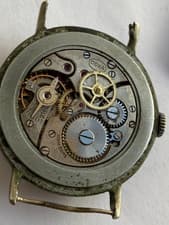 VINTAGE MEN WRIST WATCH  FOR PARTS DOXA MILITARY CAL. 10 1/2 C14