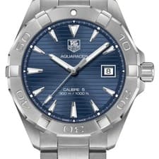 TAG Heuer Aquaracer 300m Automatic 41mm Blue Watch Official