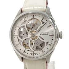 HAMILTON Jazzmaster Automatic SS Silver Dial H324050 Working