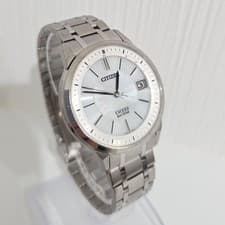 Citizen Exceed Titanium Eco-Drive Radio Watch Thin 6.96mm Used From Japan
