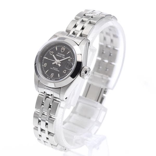 TUDOR PRINCESS DATE 92500 23mm SS Black Dial Automatic Date #C543