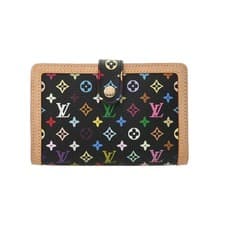 Used LOUIS VUITTON M92988 TH0035 Ladies Bi Fold Wallet Multicolor Noir Monogram