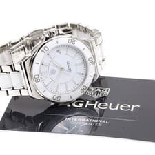 TAG Heuer Watch WAH1211 Formula 1 Date Quartz White Silver Women's w/Warranty
