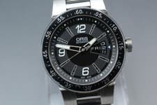[Near MINT] ORIS Wiliams F1 Team 7613 Automatic Black Dial Day/Date Men's Watch