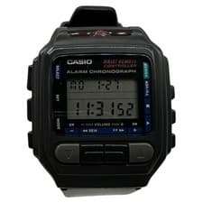 CASIO CMD-30B Digital Watch TV Remote Control Alarm Chronograph Black Japan