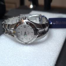 Bulova Marine Star Men's Quartz Silver Analog Wristwatch White Dial Bracelet