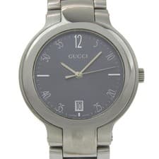 Used GUCCI Gucci 8900M Watch SS Quartz Analog Display Boys Gray Dial