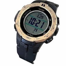 Casio Pro Trek PRW-3100YC Triple Sensor Solar Gold Used Japan