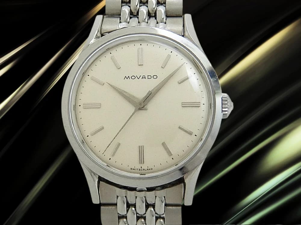 Movado Ref.18241 Cal.127 34mm Silver Dial FB Case Manual Wind 7Jubilee