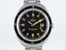 *RARE* Vintage Zodiac Super Sea Wolf 75 ATM Diver Watch with Original Bracelet