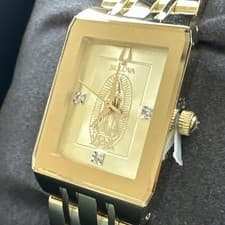 Bulova Our Lady Of Guadalupe / Nuestra Señora De Guadalupe Mens Diamond 97d120LG