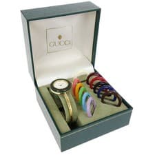 Gucci 11/12.2 Change Bezel Chameleon Quartz Watch SS 196563