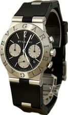 Bvlgari Diagono Sports CH35S Quartz Chronograph Unisex Watch Excellent A6355