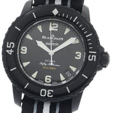 [B1eM] Swatch �~ Blancpain Scuba Fifty Fathoms OCEAN OF STORMS SO35B400 [d9w]