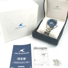 CASIO OCEANUS Manta OCW-S3000-1AJF Solar Radio Titanium Full Set Japan