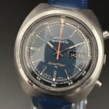 Seiko 7017-6040 Speed Timer Men's Watch Used From Japan